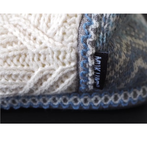 NWT MUK LUKS Women's Light Blue Medium (7/8) Leigh Slipper Boots - Picture 4 of 7